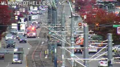 Light Rail collision...