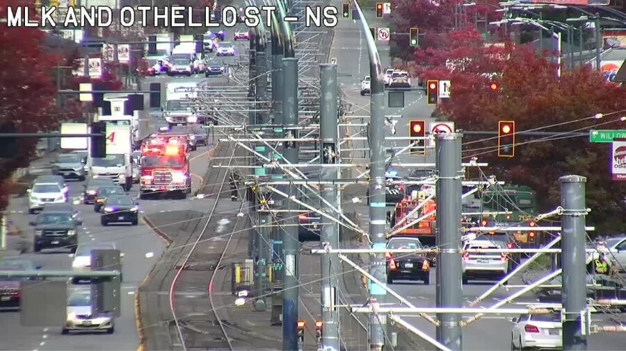 Light Rail collision...