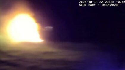 burning car rescue arlington...