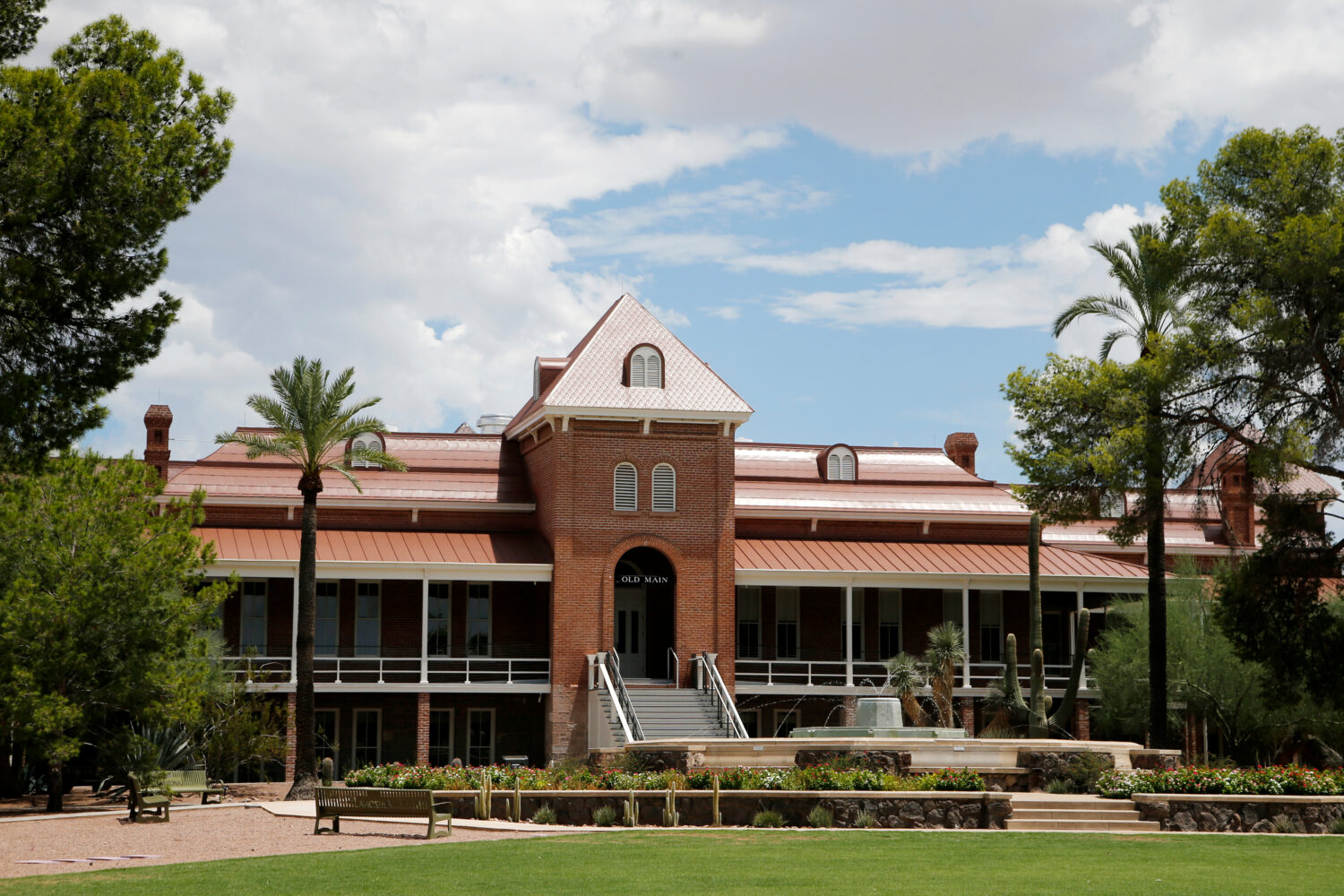 The original Old Main building on the University of Arizona campus is seen Friday, July 31, 2015, i...