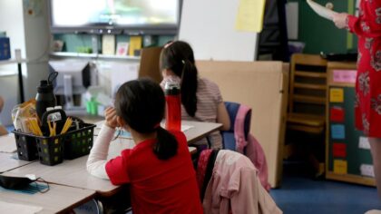Students attend class on the second to last day of school. (Photo: Michael Loccisano, Getty Images)...