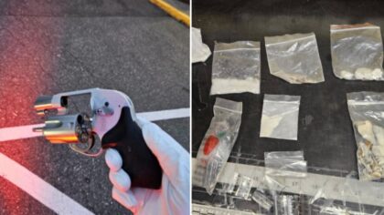 burien gun drugs arrest...