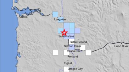 Wa earthquake longview...