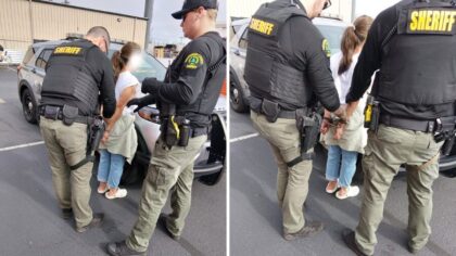 mother arrested...