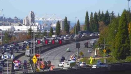 northbound I-5 crash...
