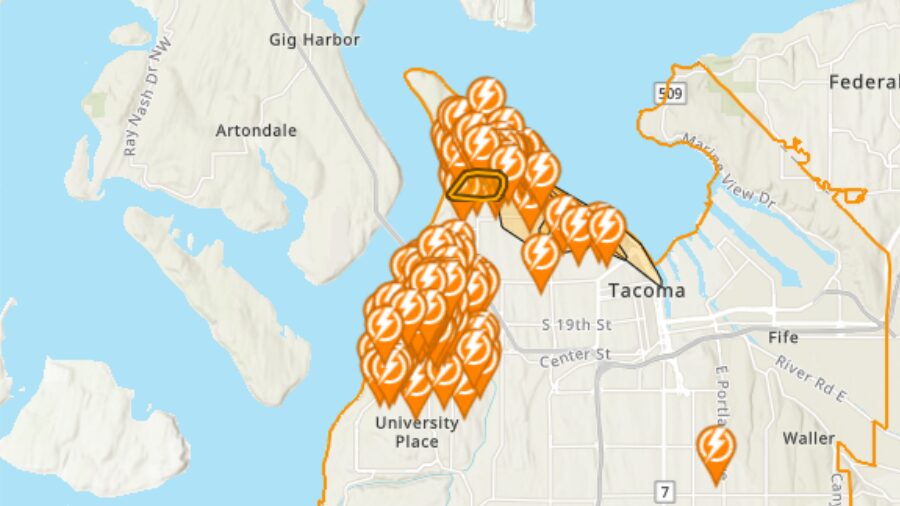 power outage tacoma...