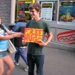 Free Hugs offering, Saturday, August 30th, 2008.
