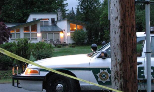 An intruder was stabbed to death in a struggle with residents of a home in North Bend. (KIRO Radio/...