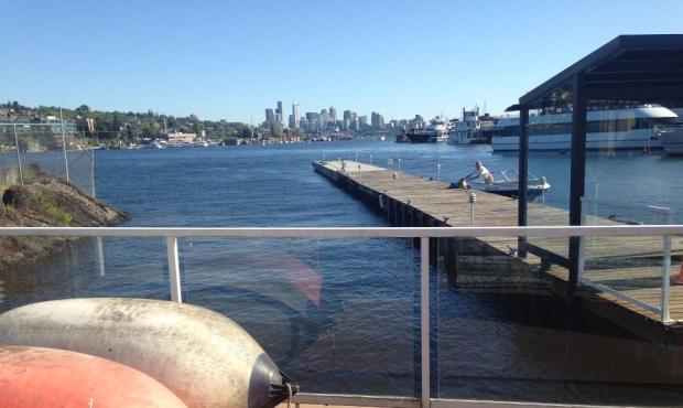 New restaurants Westward and Little Gull Grocery will share this view of Lake Union in Seattle. (Im...