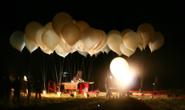 Before takeoff, Joe Barbera does not yet know what heights his balloon lawn chair will reach &#8211...