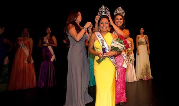 Tania Santiago, here being crowned Miss Hispanic Seafair, is the first contestant to challenge the ...