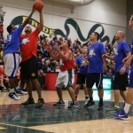 Without too much effort, Donald Watts goes up for two at The Clash on the Court at Shorecrest High School Wednesday night.