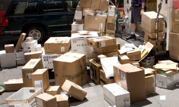 Where do you put 1,000 stolen holiday packages? Cram them into your car. (AP file photo)...