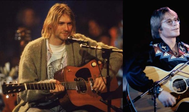 Forget Manning and Wilson, this Super Bowl showdown pits Kurt Cobain and John Denver.(AP images)...