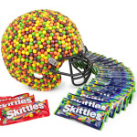Skittles will be auctioning off a Skittles covered football, helmet and bullhorn at <a href="http://www.SkittlesSeattleMix.comMSkittlesSeattleMix.com. You can bid on the items, between Wednesday and Saturday, and if you win, each of the items also come with 24 packages of the "Seattle Mix" (in honor of Marshawn Lynch's #24.)
