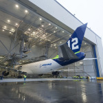 Boeing says Seattle Seahawks quarterback Russell Wilson's longest pass this season, 80 yards (240 ft.), was almost the same length as a 747-8 fuselage (243.5 ft.)