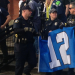 Lakewood PD wanted to do something to thank the Seahawks for the support during that difficult time, so Animal Control Officer Bill Mathies, a lifelong Seahawks fan, asked Chief Bret Farrar if the department could get together for a 12th man photo. 