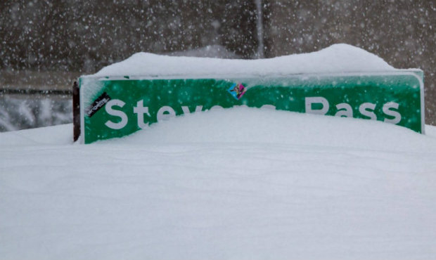 Stevens Pass has received over 160 inches or 13 feet in February, making it the second snowiest Feb...