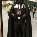 Darth Vader poses for a photo at Emerald City Comicon at the Washington State Convention Center in Seattle, on Saturday, March 29, 2014.