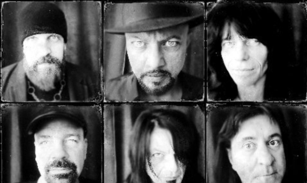 Queensryche with singer Geoff Tate (upper center) – not to be confused with the other Queensr...