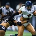 The league has worked hard to evolve its image and gain legitimacy since its founding in 2009. While the players remain scantily-clad beneath their helmets and shoulder pads, it changed its name to the Legends Football League in 2013 as part of an effort to better emphasize the athletes and athleticism.