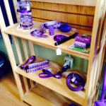 The Purple Store owner, Adam Sheridan, says purple pet gear is hot! Get Scrappy a purple water bowl.