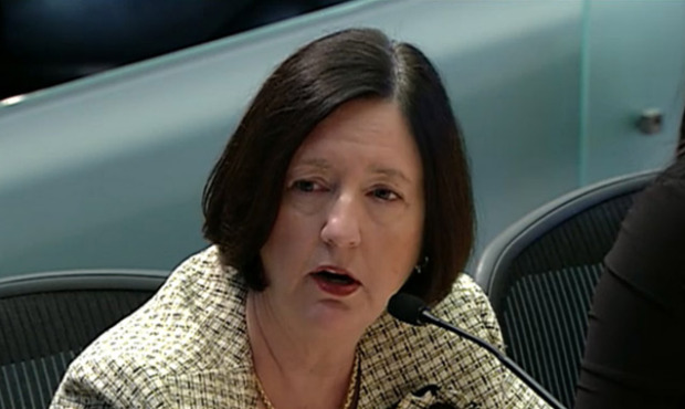 Seattle’s new police chief nominee, Kathleen O’Toole, fielded questions from members of...