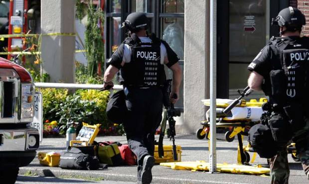 Seattle police respond to Thursday’s shooting at Seattle Pacific University. The SPD has rele...