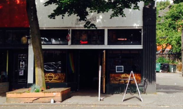 The Liberty Bar in Seattle’s Capitol Hill neighborhood was targeted by protesters on Tuesday....