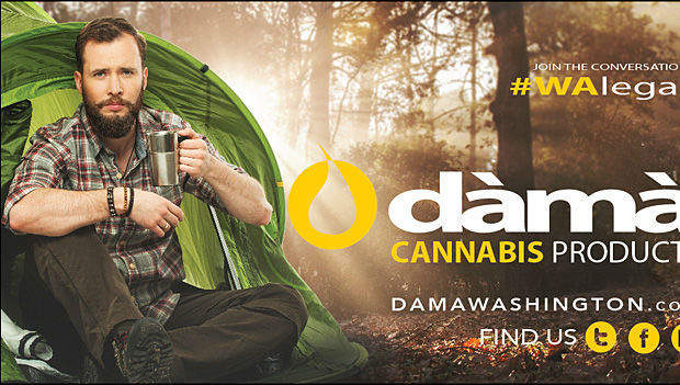 Billboards promoting Dama Cannabis products began appearing Tuesday in Seattle, in the nation&#8217...
