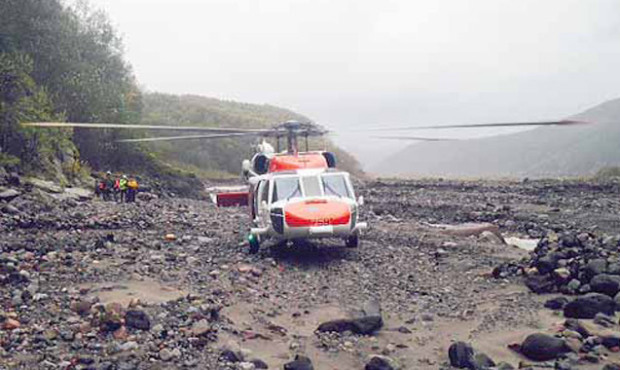 A man and his 11-year-old son had to be rescued near Mount St. Helens Monday morning. (Photo: NAS W...