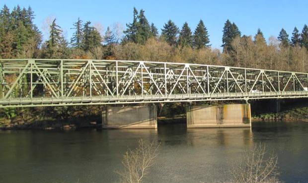 A fresh coat of paint on the Lewis River Bridge came at a price tag of $12 million. (Washington Sta...