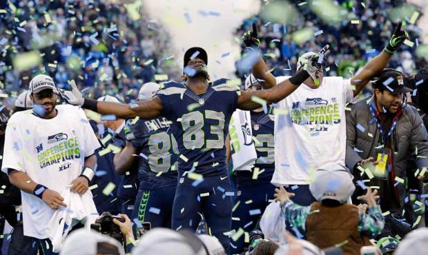 Producer Jake put together a vignette from the Seahawks’ NFC Championship win. (AP photo)...
