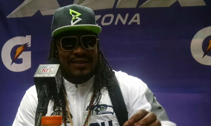 Marshawn Lynch I M Just Here So I Won T Get Fined Mynorthwest Com