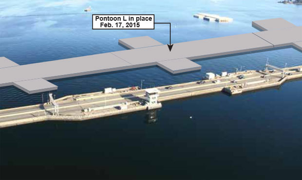 The new 520 bridge will extend beyond the current drawspan, effectively blocking the channel for bo...