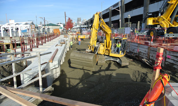 The City of Seattle is hiring a consultant to review why the Elliott Bay seawall project is one yea...