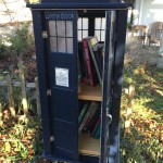 Dr. Who fans will enjoy this T.A.R.D.I.S. Little Free Library in the Wedgwood neighborhood of Seattle. 