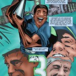 Seahawk quarterback Russell Wilson is now featured in a comic book about his life and football career. 
