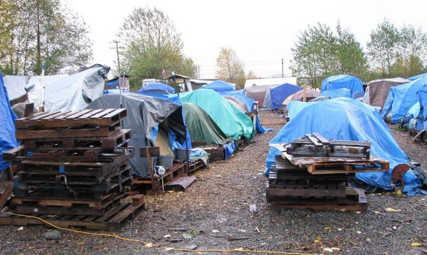 In addition to tent cities, Seattle’s homeless crisis is evident with illegal encampments, ro...