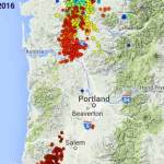 The episodic tremor slip that began in southern Washington ended March 1.
