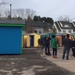 Case workers will be active at the Othello Village camp, helping residents apply for services and get placed into more long-term housing. (Jillian Raftery/KIRO RADIO)