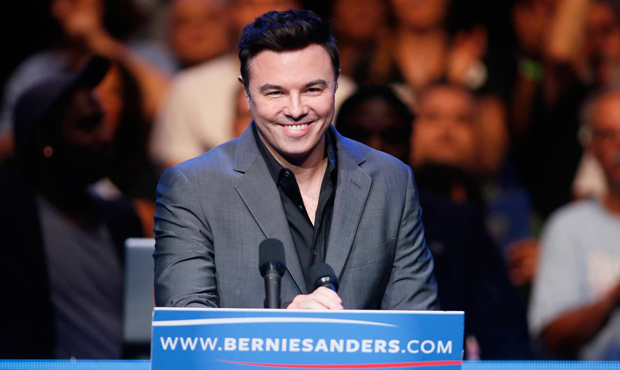 Comedian Seth MacFarlane says Bernie Sanders supporters need to learn how to separate “profou...