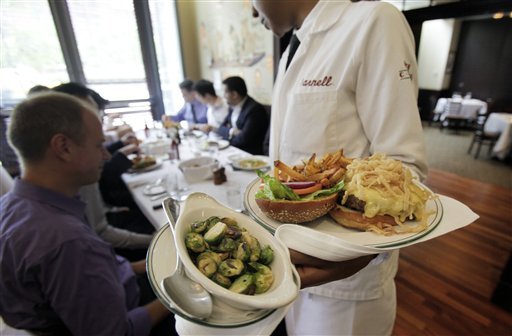 Thierry Rautureau keeps a book of food terminology in the kitchen, and expects his waitstaff should...