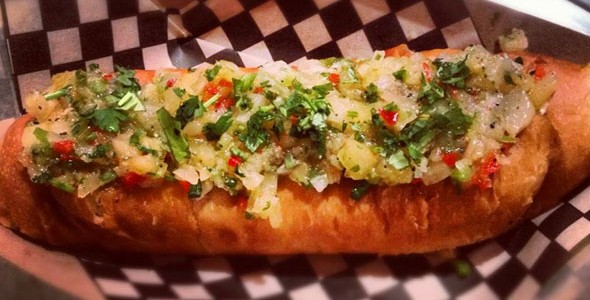 Po Dog ranked near the top for the best hot dogs in the city, with totally customizable dogs and do...