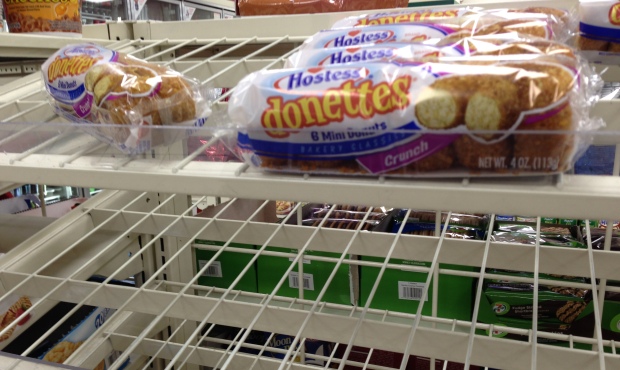 Only a few packages of Hostess Donettes remain at one Ballard convenience store which generally is ...