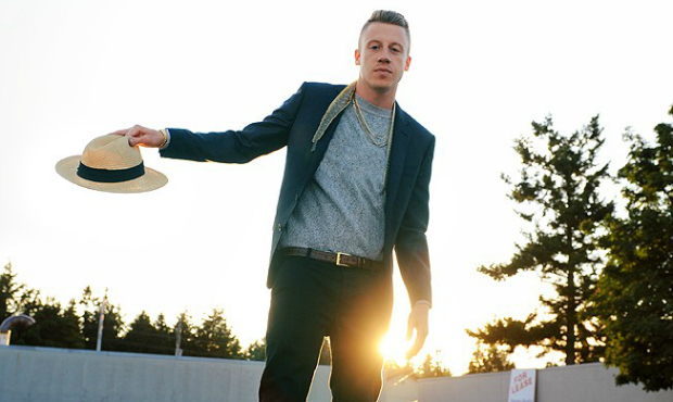 Seattle rapper Ben Haggerty, known as Macklemore, tackles the dangers of hate and stereotypes by sh...
