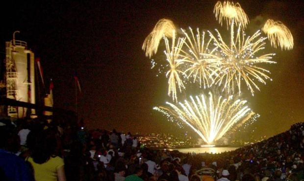 Seattle’s big fireworks show on Lake Union might not happen this year. (AP Photo/file)...