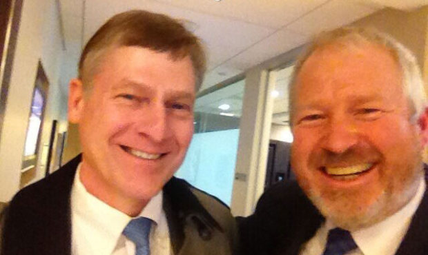 It appears Mayor Mike McGinn and City Attorney Pete Holmes have made up, as evidenced by this selfi...