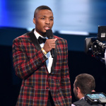Damian Lillard performs on stage at the ESPY Awards at the Nokia Theatre on Wednesday, July 16, 2014, in Los Angeles. (Photo by John Shearer/Invision/AP)