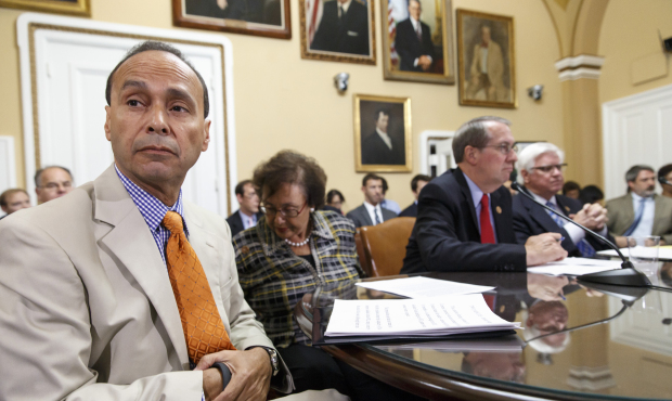 Rep. Luis V. Gutierrez, D-Ill., (left,) whose nickname, by the way, is El Gallito – “th...